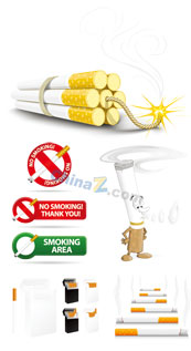 禁止吸烟矢量素材下载