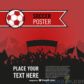 足球赛宣传海报模板设计