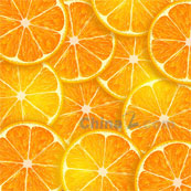 切片橙子背景矢量图