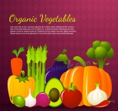 卡通蔬菜设计矢量素材