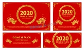 鼠年新年中国风banner设计图