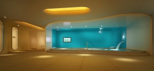 现代浴室三维模型图片