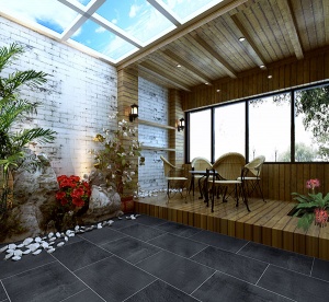 生态屋顶花园3D模型