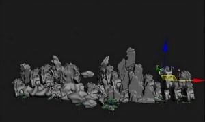 石头假山3D模型