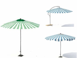 遮阳伞3D模型设计