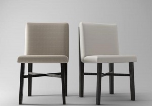 现代餐椅3D模型设计