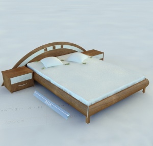 3D床MAX模型设计