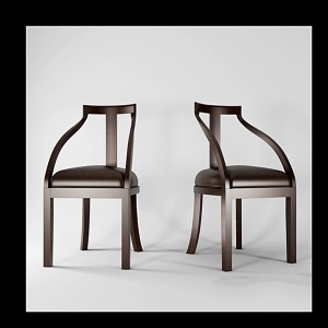 个性创意餐椅3D设计