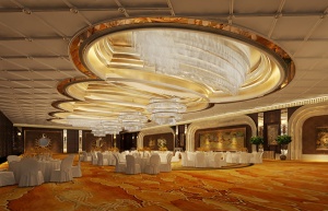 欧式宴会厅模型