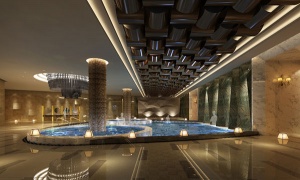 酒店室内游泳池模型