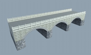 石拱桥室外结构模型