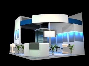 商务展厅设计模型