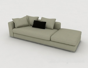 时尚简约沙发3D模型
