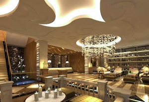 酒店豪华餐厅3D模型