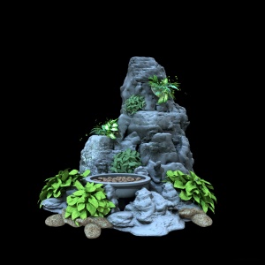 石艺小景3D模型