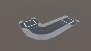 水泥道路3D模型
