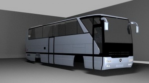 奔驰巴士3D模型