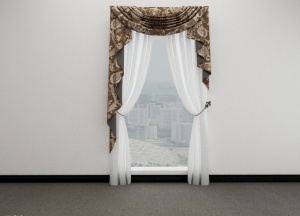 室内窗帘3D模型