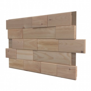木质墙砖3D模型设计