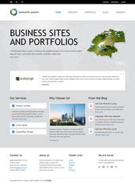 大图展示企业网站模板