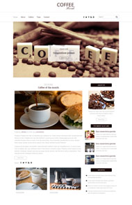 咖啡研磨机企业CSS模板