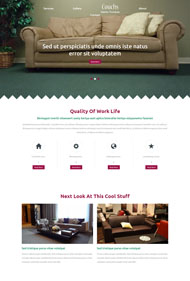沙发家具行业网站模板