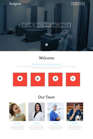 医疗设备企业网站模板