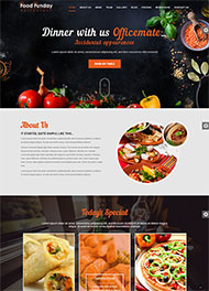 米其林西餐厅网站模板