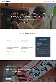 课程教育培训网站模板