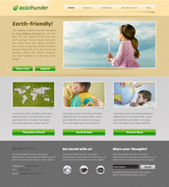 自然生态网站模板