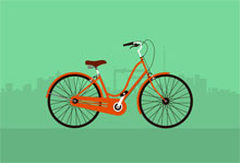 HTML5 SVG自行车行驶动画特效
