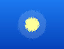 CSS3 SVG水中月亮倒影动画特效