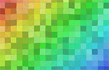 彩虹方块图案Canvas特效