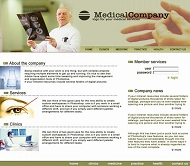 医院公司网站模板