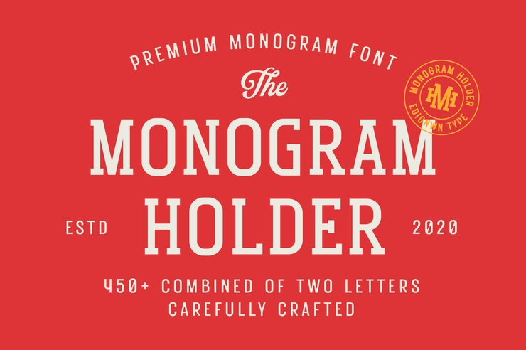 Monogram Holder 1