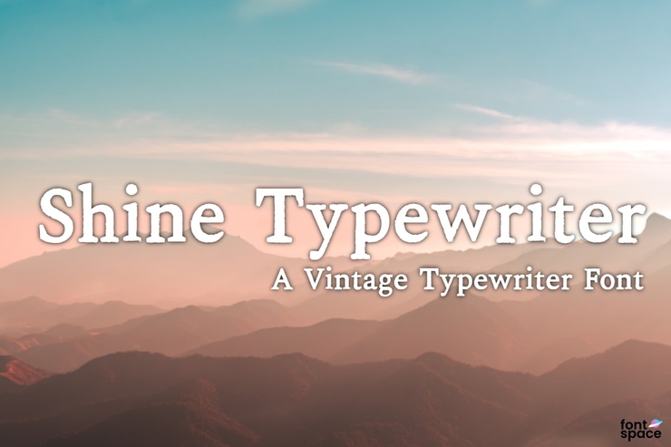 Shine Typewriter 1