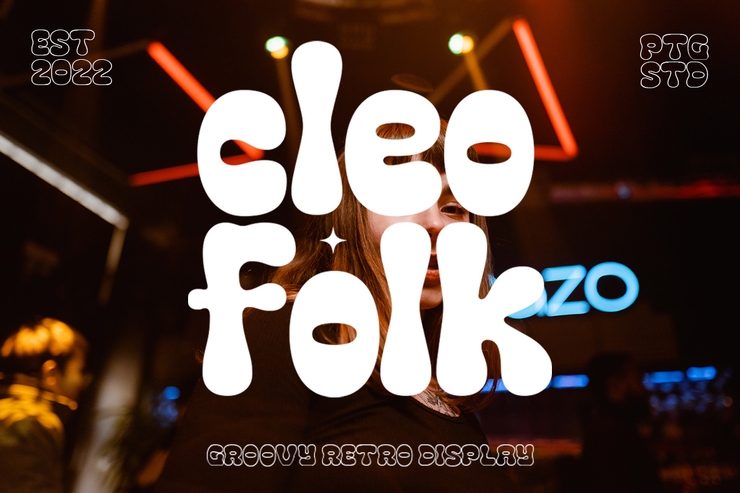 Cleo folk字体 1