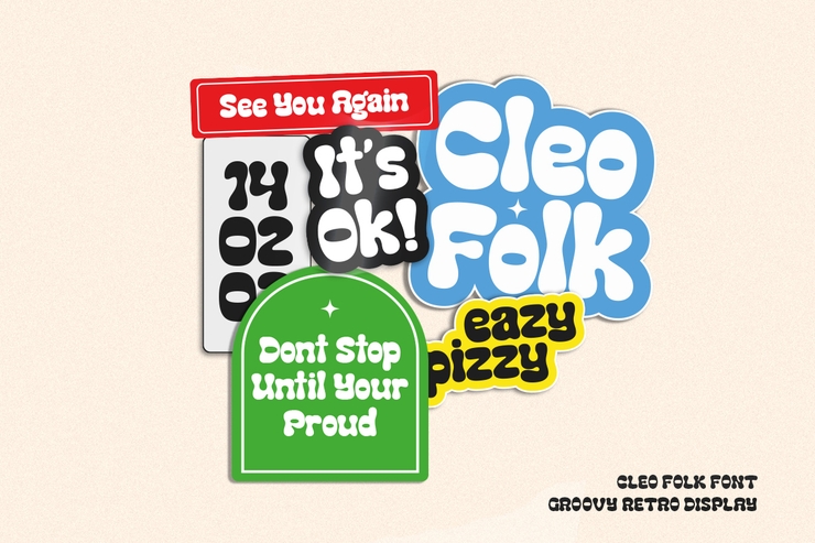 Cleo folk字体 5