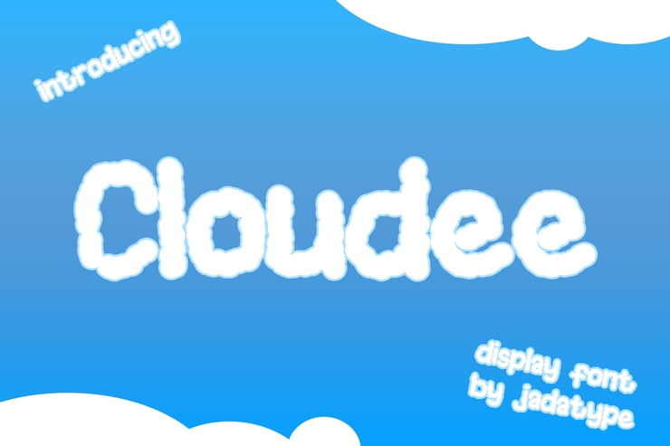Cloudee字体 1
