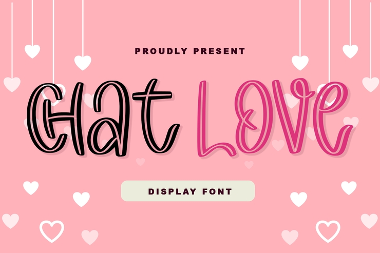 chat love字体 1