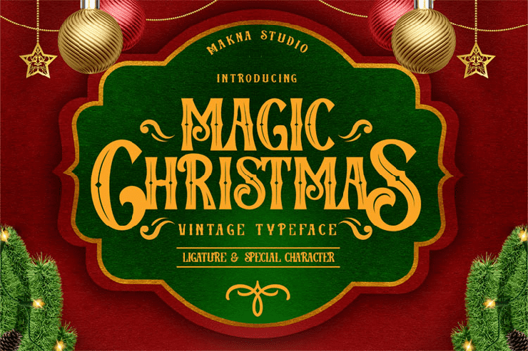 magic christma字体 1