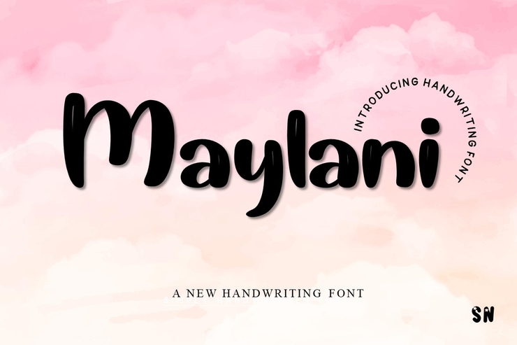 MAaylani字体 1