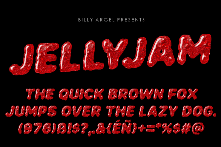 Jellyjam字体 1