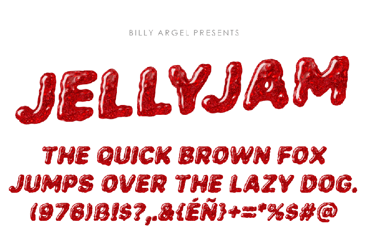 Jellyjam字体 2