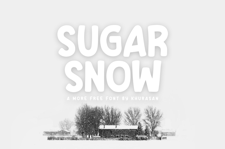 Sugar snow字体 1