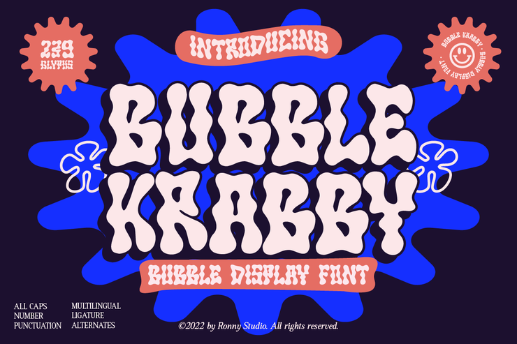 Bubble krabby字体 1