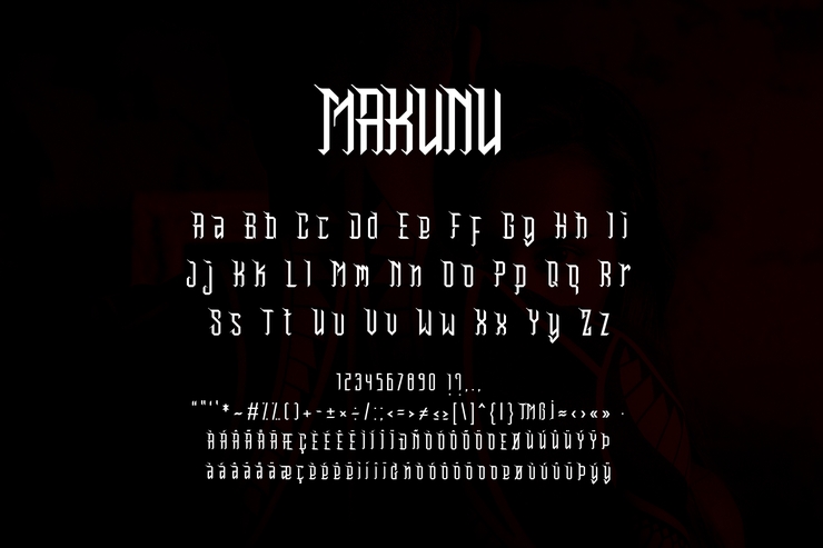 Makunu字体 2