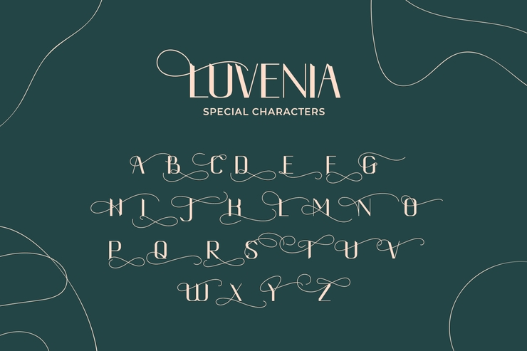 Luvenia字体 2