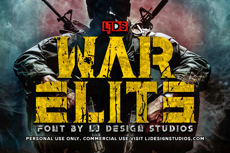 War elite字体 1