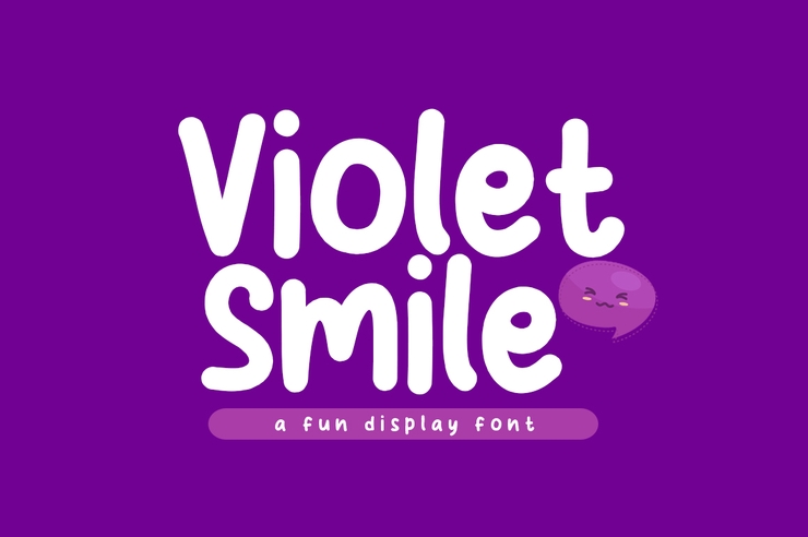 Violet smile字体 1